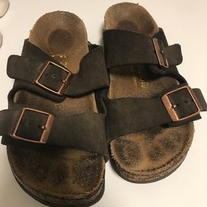 EUC size 35 Birkenstock Sandals brown US 5